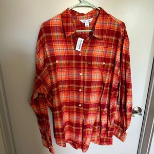 NWT Old Navy Boyfriend Shirt Flannel